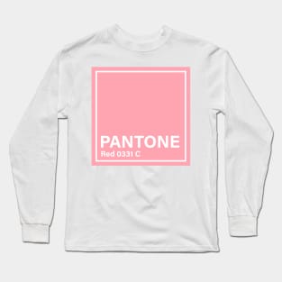 pantone Red 0331 C Long Sleeve T-Shirt